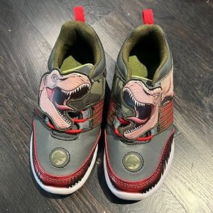 Boys Jurassic World Light Up Sneakers size 10